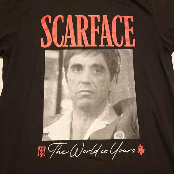 Scarface The World is Yours Tshirt Mens Size Large Shirt - Picture 2 of 16
